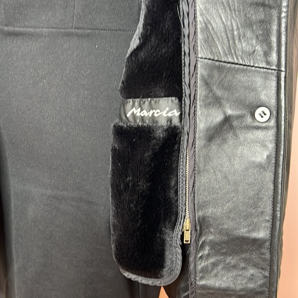 Mercia Italy Lamb Jacket. Black. NWOT. SIZE M - Picture 8 of 10